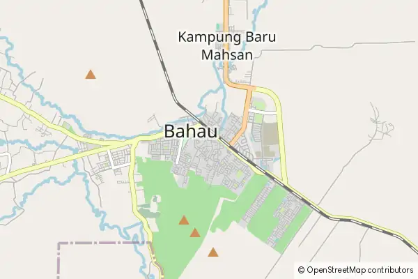 Mapa Bahau