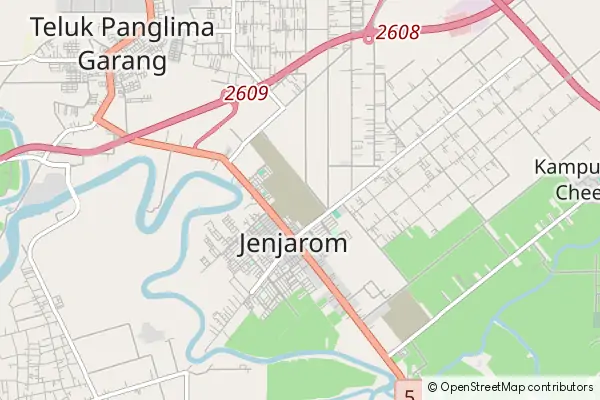 Mapa Jenjarom