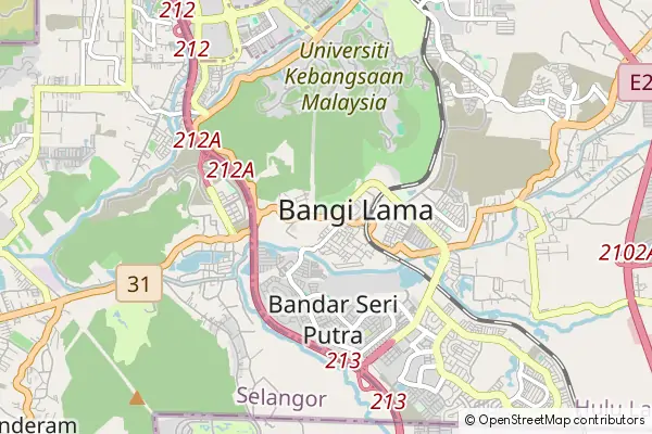 Mapa Bangi