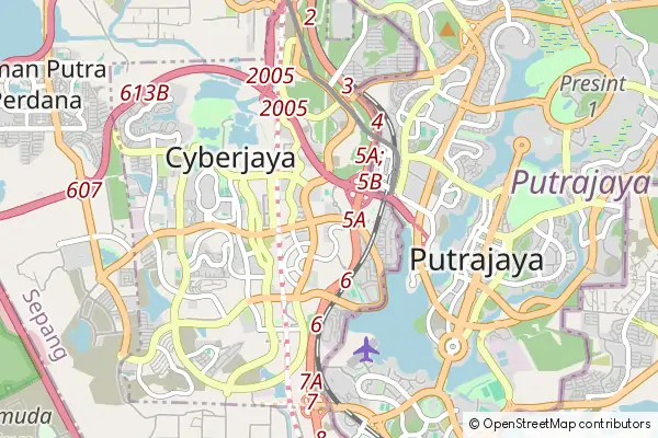 Mapa Cyberjaya