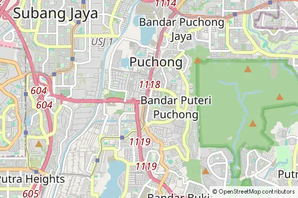 Mapa Puchong