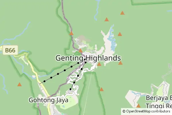 Mapa Genting Highlands