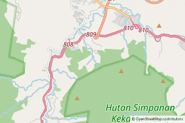 Mapa Bentong