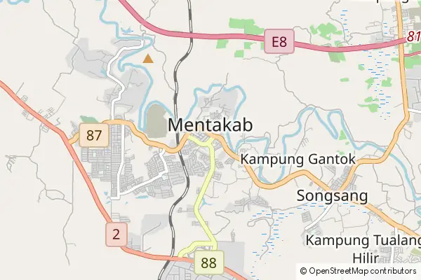 Mapa Mentakab