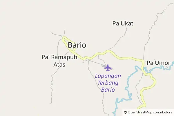 Mapa Bario