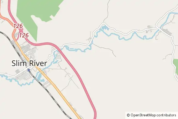 Mapa Slim River