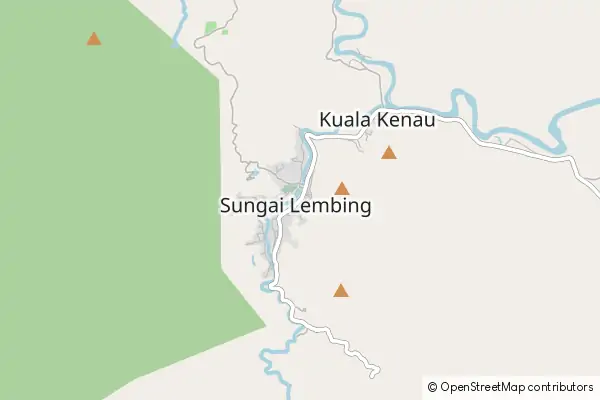 Mapa Sungai Lembing