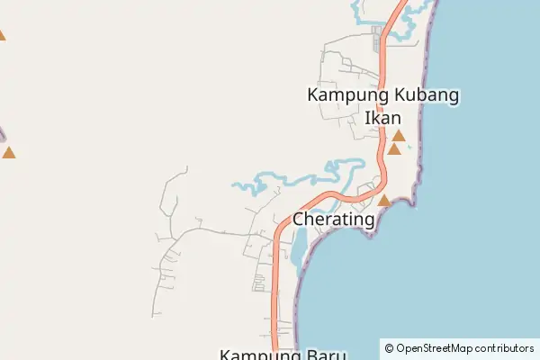 Mapa Cherating