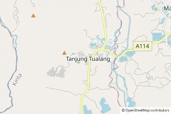 Mapa Tanjung Tualang