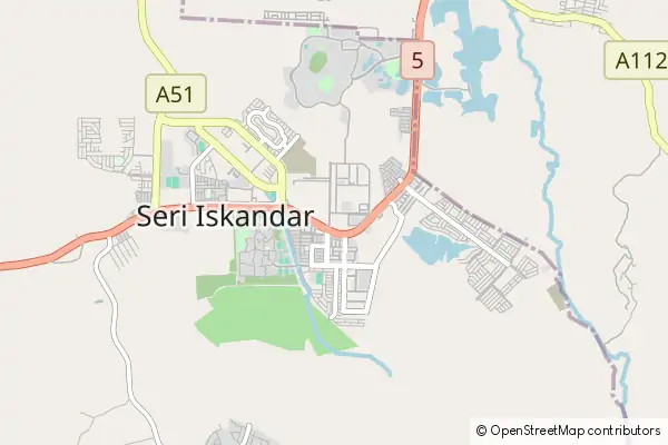 Mapa Bandar Seri Iskandar