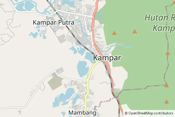 Mapa Kampar