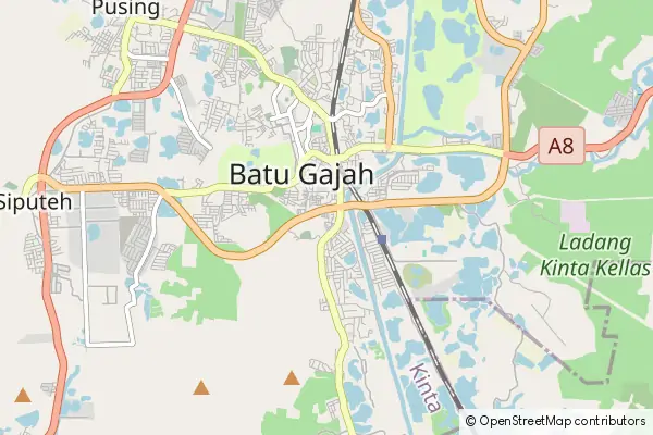 Mapa Batu Gajah