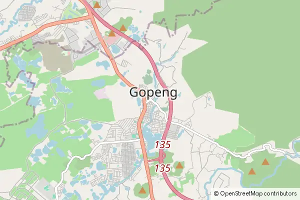 Mapa Gopeng