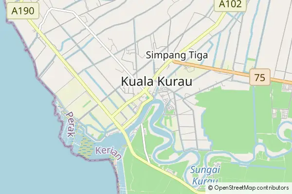 Mapa Kuala Kurau