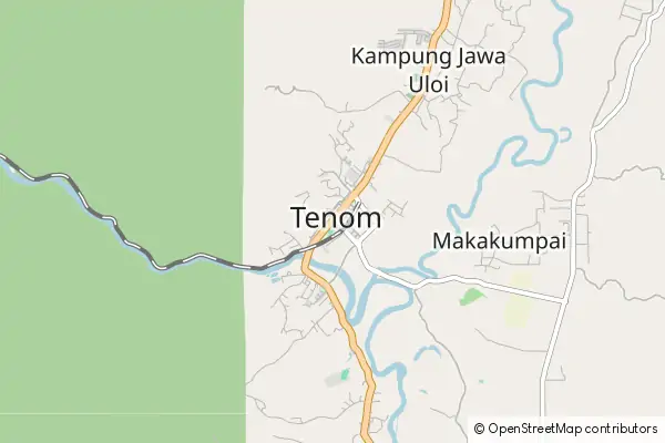 Mapa Tenom