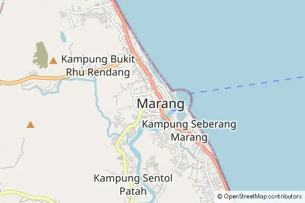 Mapa Marang