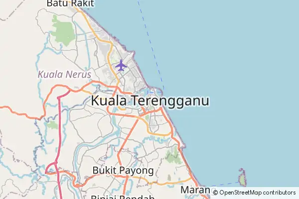 Mapa Kuala Terengganu