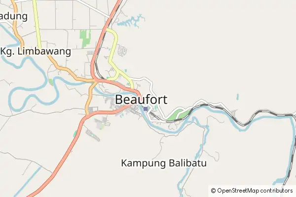 Mapa Beaufort