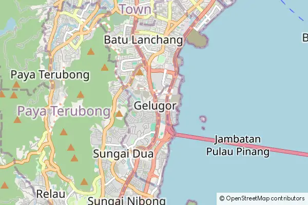 Mapa Glugor