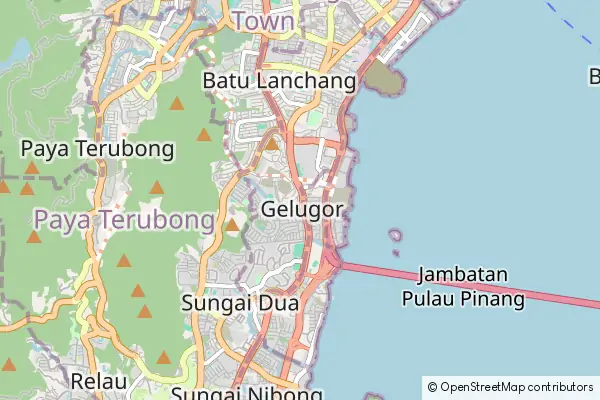 Mapa Gelugor