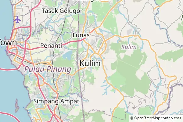 Mapa Kulim