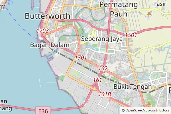 Mapa Perai