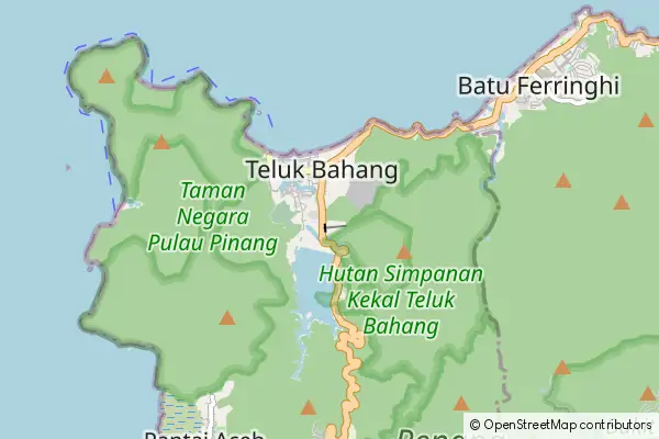 Mapa Teluk Bahang