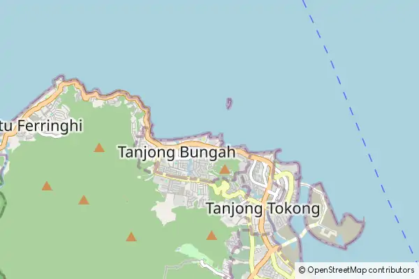 Mapa Tanjung Bungah