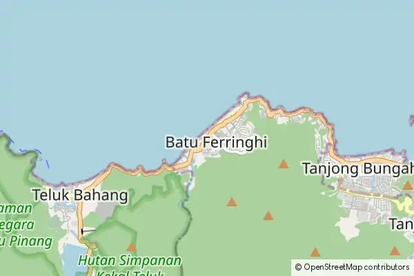 Mapa Batu Ferringhi