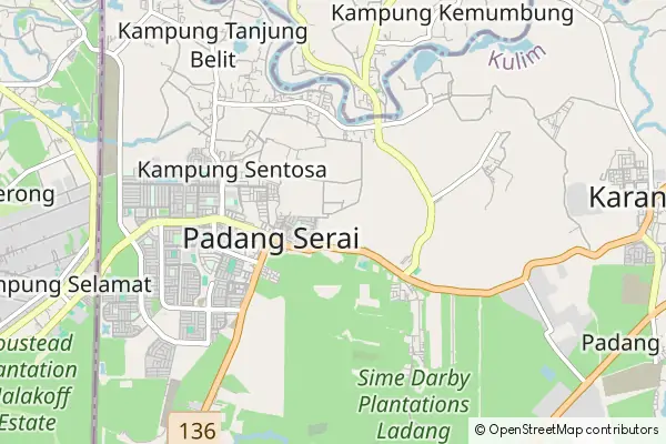 Mapa Padang Serai