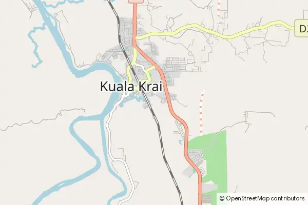 Mapa Kuala Krai