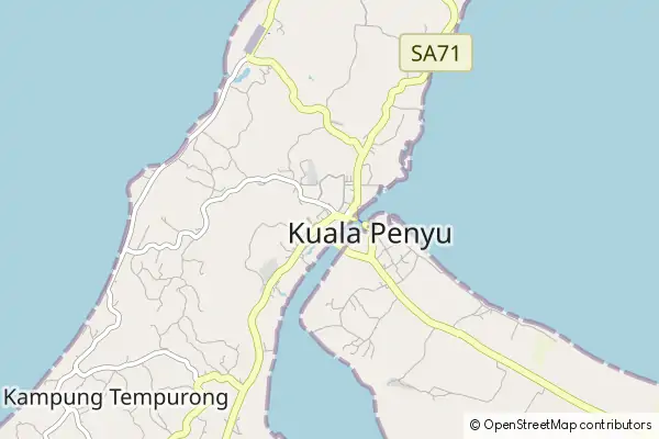 Mapa Kuala Penyu