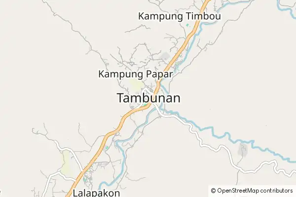 Mapa Tambunan