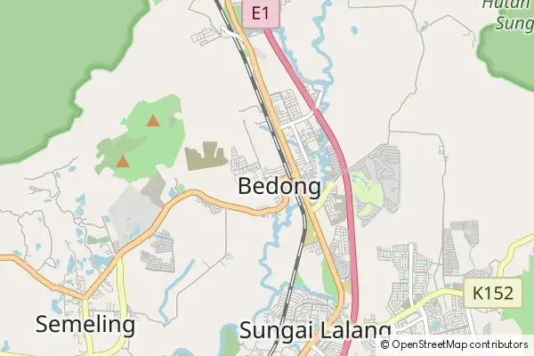 Mapa Bedong