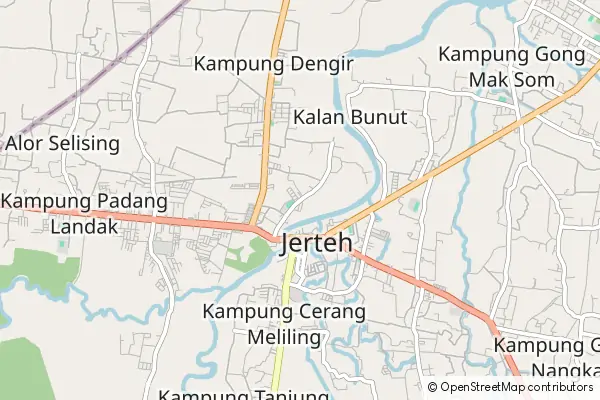 Mapa Jerteh