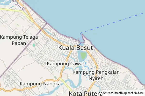 Mapa Kuala Besut