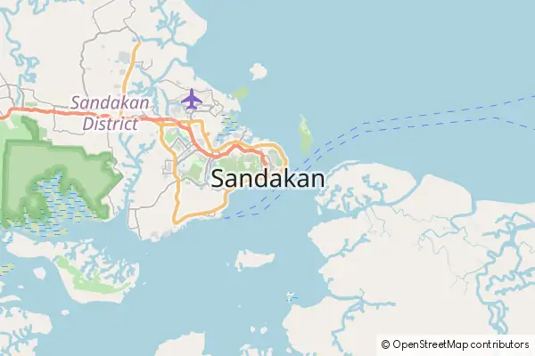 Mapa Sandakan