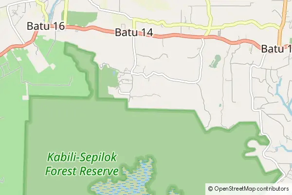 Mapa Sepilok