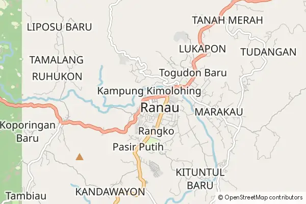 Mapa: Ranau • © OpenStreetMap contributors Mapa Ranau