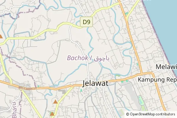 Mapa Bachok