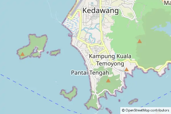 Mapa Pantai Cenang