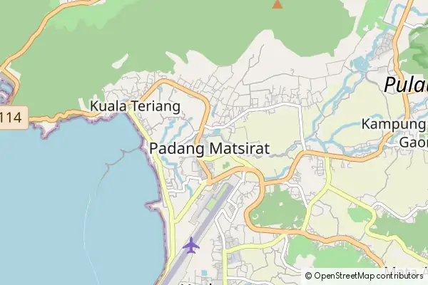 Mapa Padang Mat Sirat