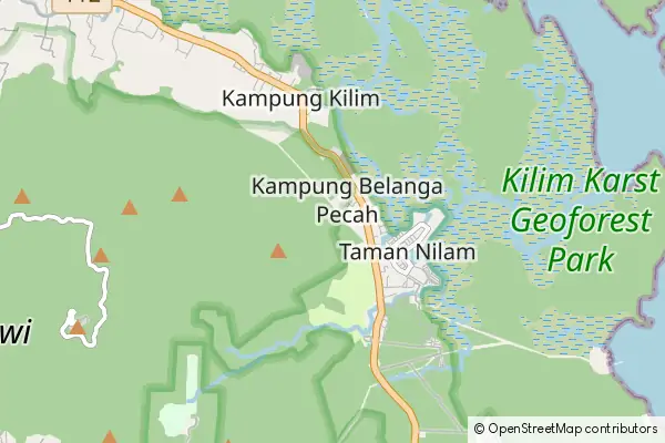 Mapa Kampung Belanga Pechah