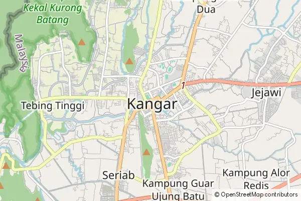 Mapa Kangar