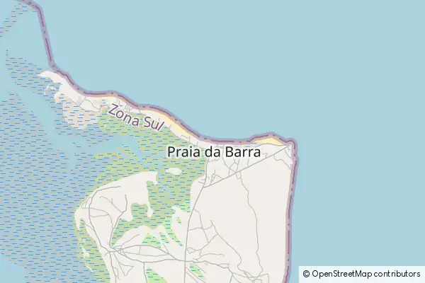 Mapa Praia da Barra