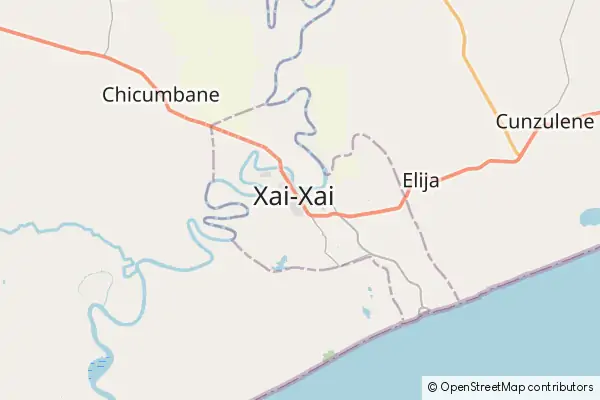 Mapa Xai-Xai