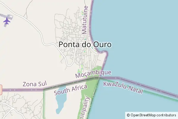 Mapa Ponta do Ouro