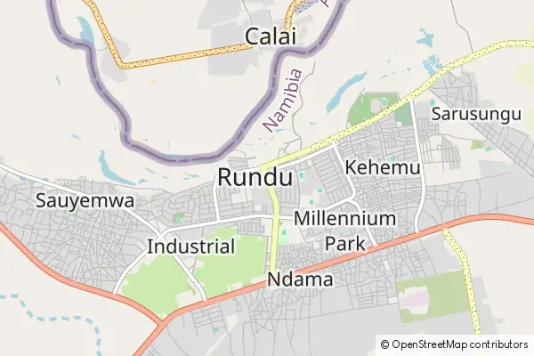 Mapa Rundu