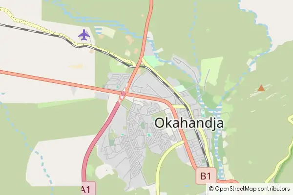 Mapa Okahandja