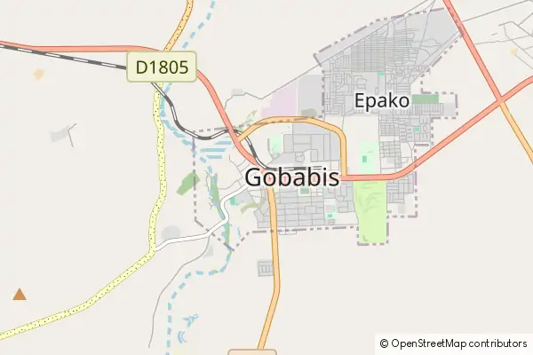Mapa Gobabis